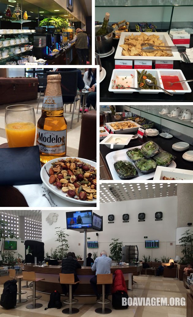 VIP Lounge da Aeromexico na volta de MEX para Lima