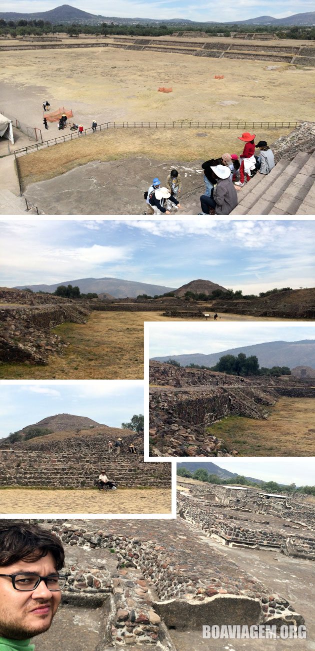 As ruínas da capital do Império Azteca no México