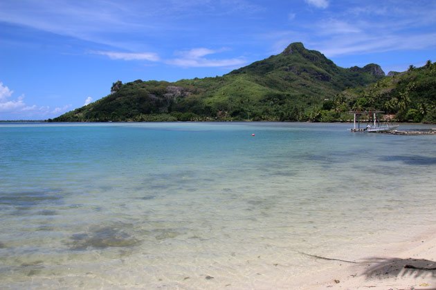 Visual paradisíaco na ilha de Maupiti - Polinésia Francesa