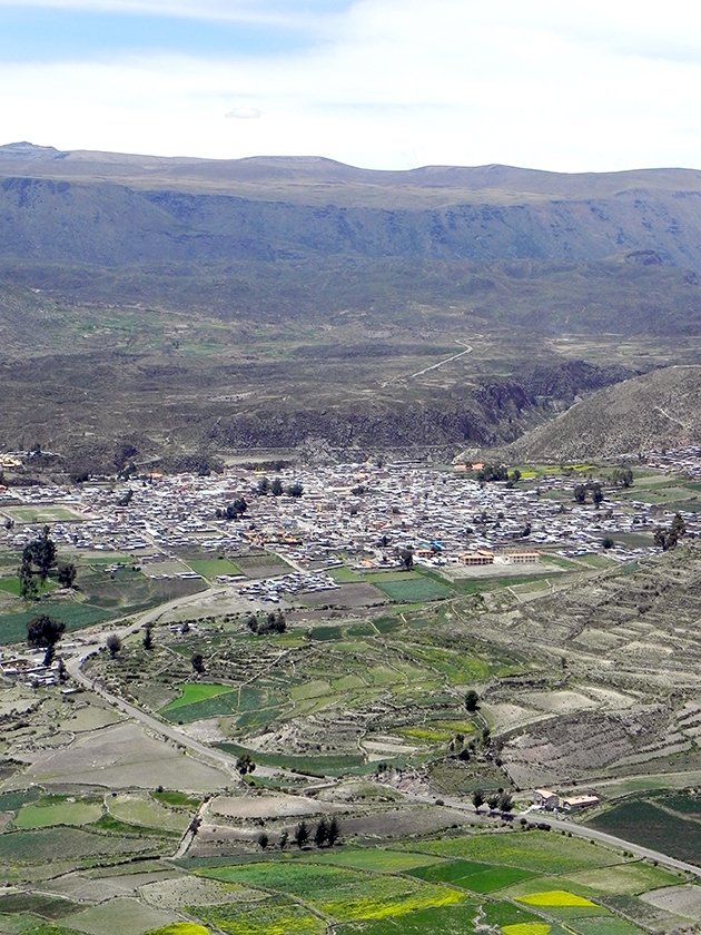 Chivay, cidadela no Cânion del Colca