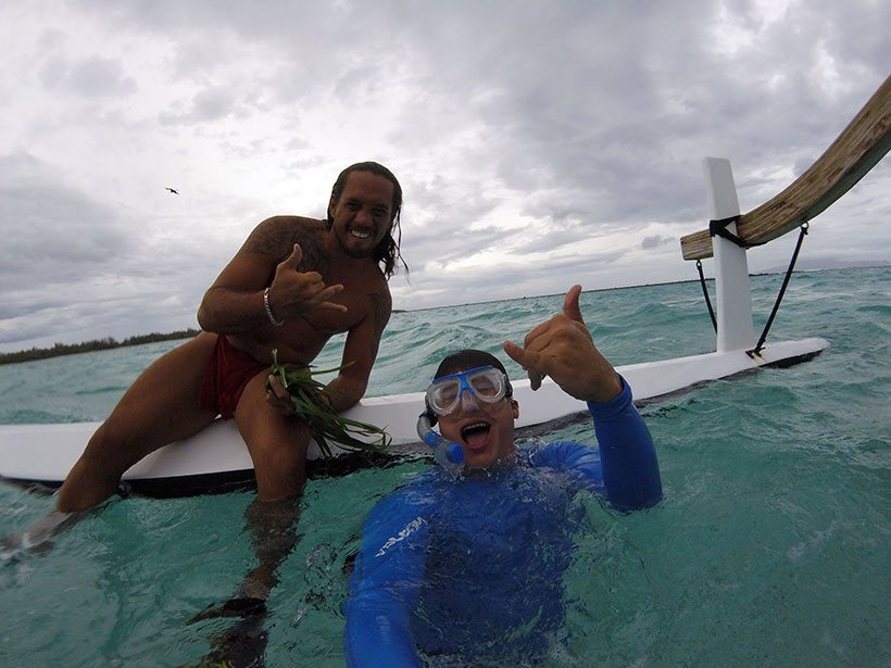 Didi, o guia incrível da Lagoon Services de Bora Bora