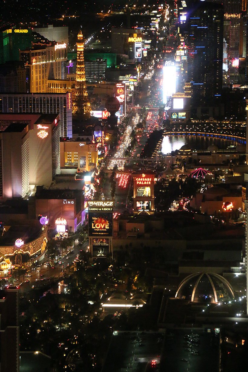A rua mais famosa de Las Vegas