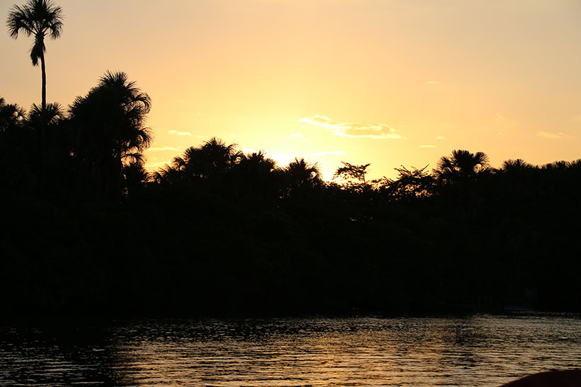 Pôr do sol em Barreirinhas, no Maranhão