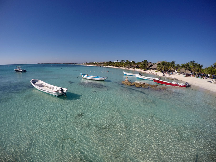 Akumal é um dos melhores lugares para snorkel com tartarugas próximo a Cancun