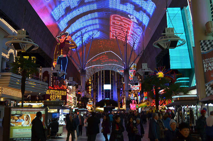Luminosos realmente impressionantes em Las Vegas
