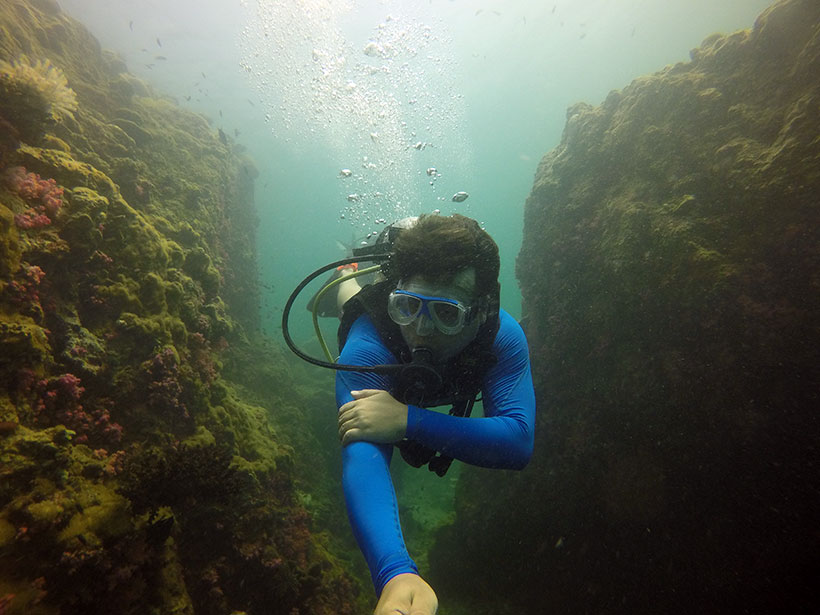 Mergulho com cilindro em ilhas próximas a Koh Lipe
