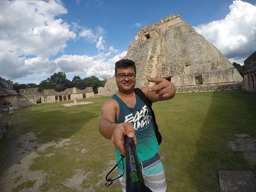 Visitando a cidade histórica maia de Uxmal