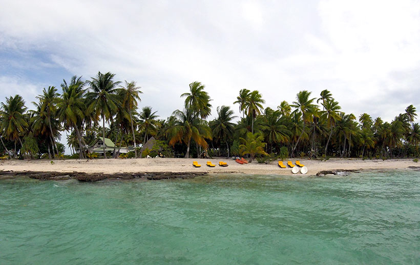 Fafarua, a ilha privada onde está o Fafarua Lodge