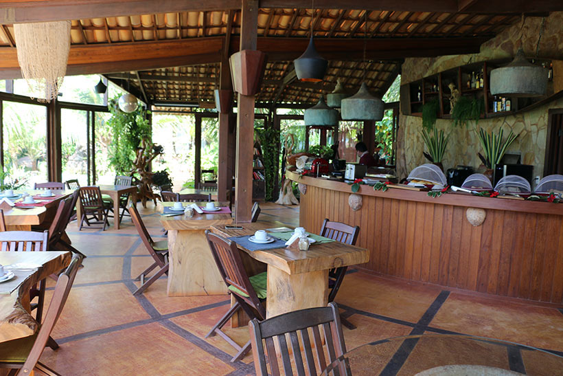 Restaurante Chapadão, tomando café da manhã na Paua Boutique Hotel de Pipa-RN
