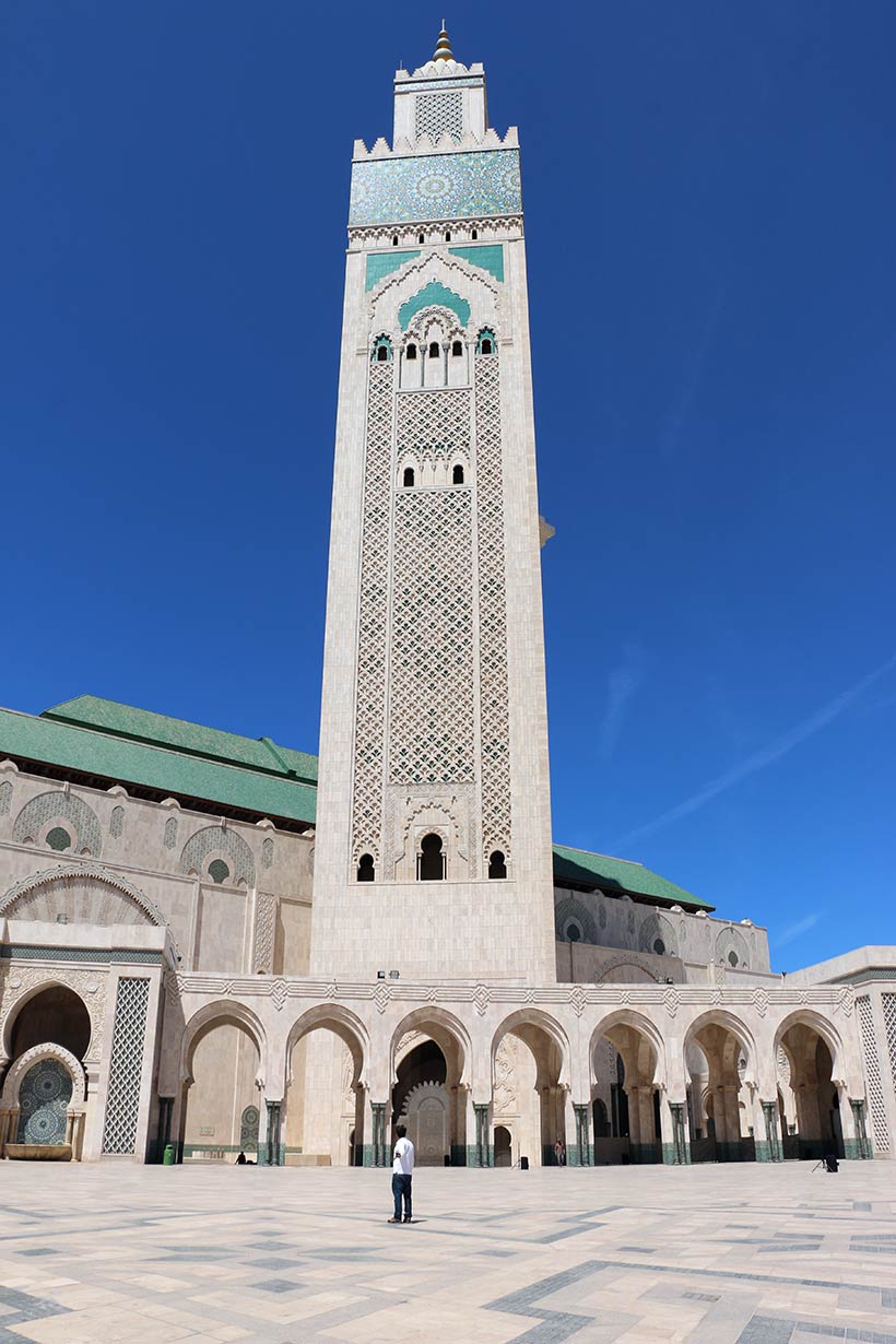 Mesquita Hassan II, uma obra de arte arquitetônica do Marrocos
