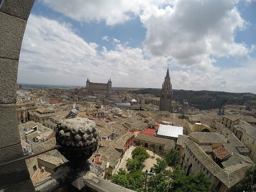 Vista espetacular de Toledo