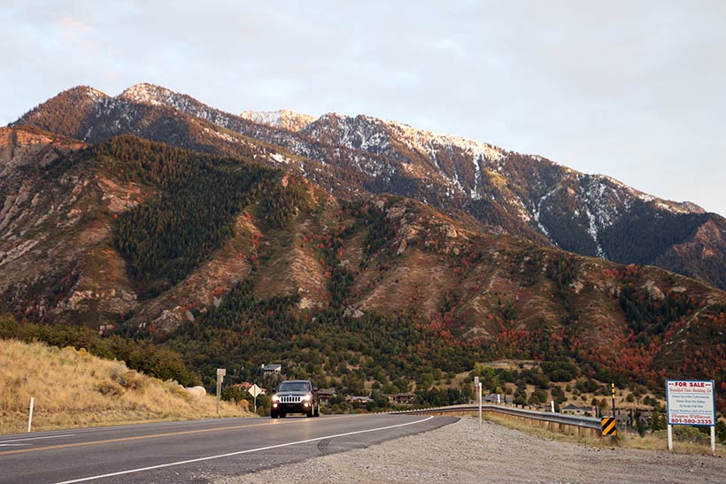 Belas paisagens nos arredores de Park City - Utah