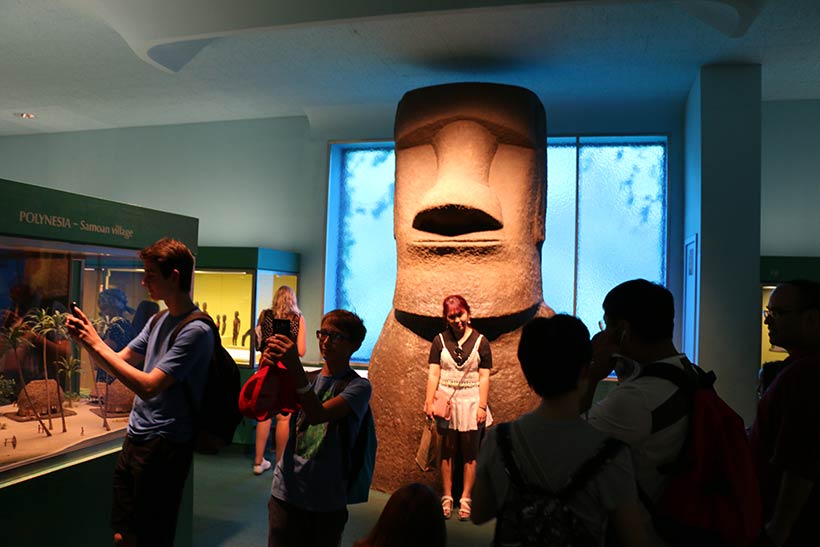 Moai no Museu de História Natural em Nova York