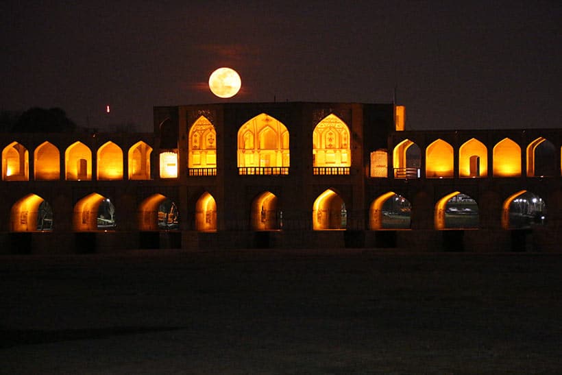 Ponte Khaju em Isfahan