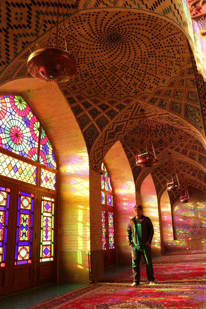 O que fazer no Irã - A Mesquita Cor-de-Rosa em Shiraz