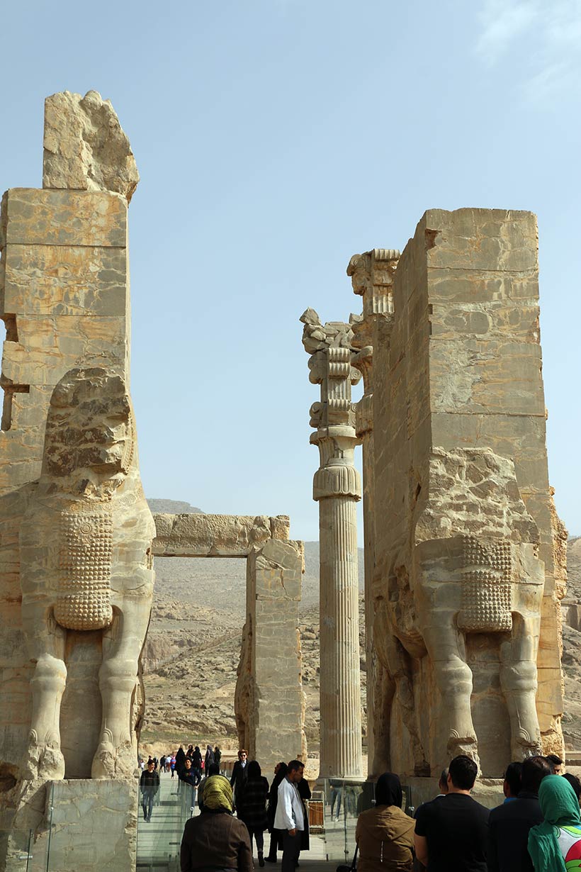 Persépolis, nos arredores de Shiraz, sul do Irã