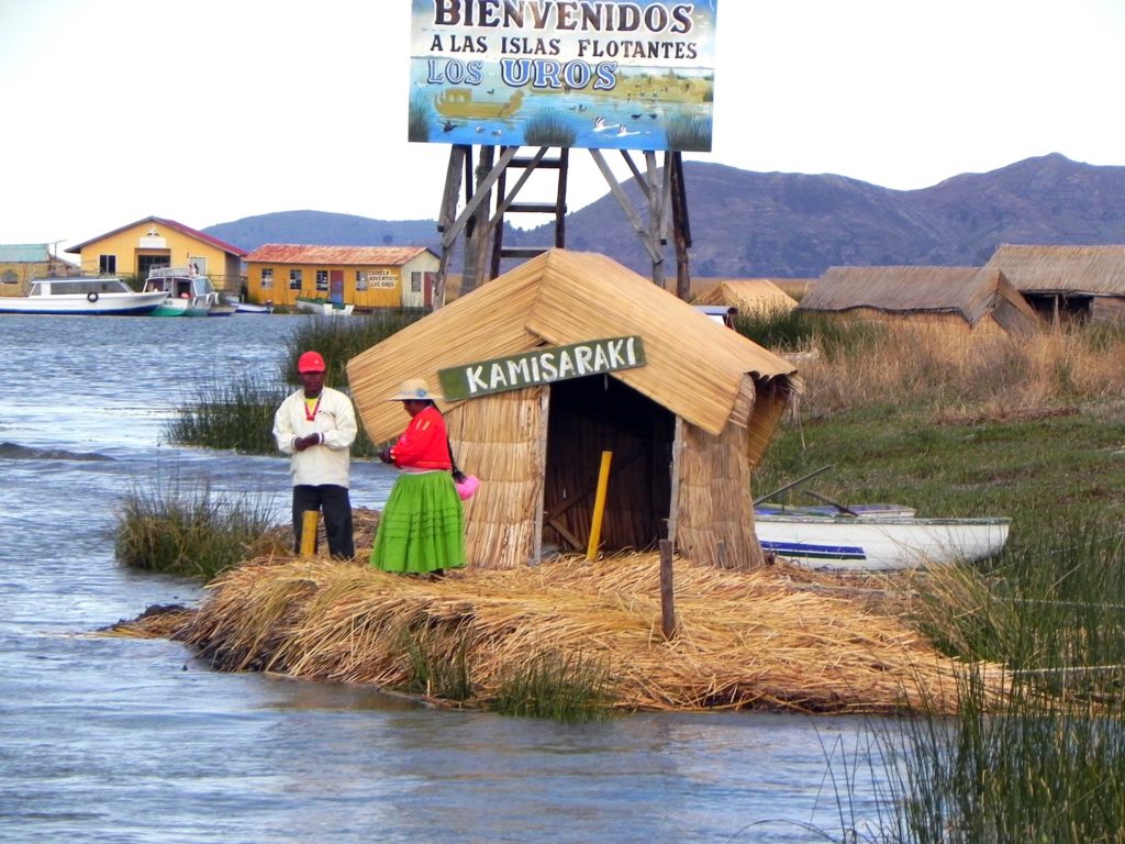 Lago Titicaca no Peru