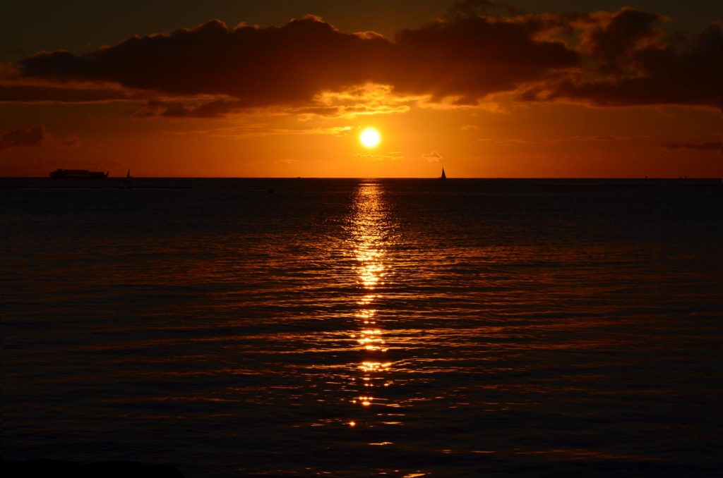 Pôr do Sol em Honolulu