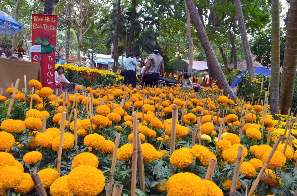 Mercado de Flores em Ho Chi Minh City