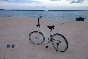Bicicleta em Maupiti