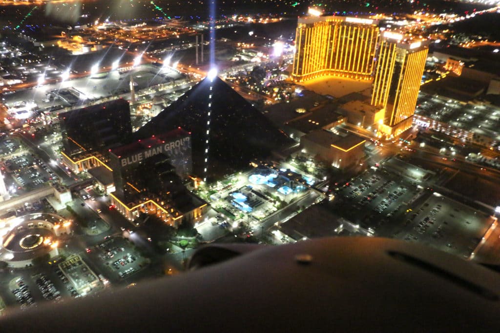 Helicóptero em Las Vegas