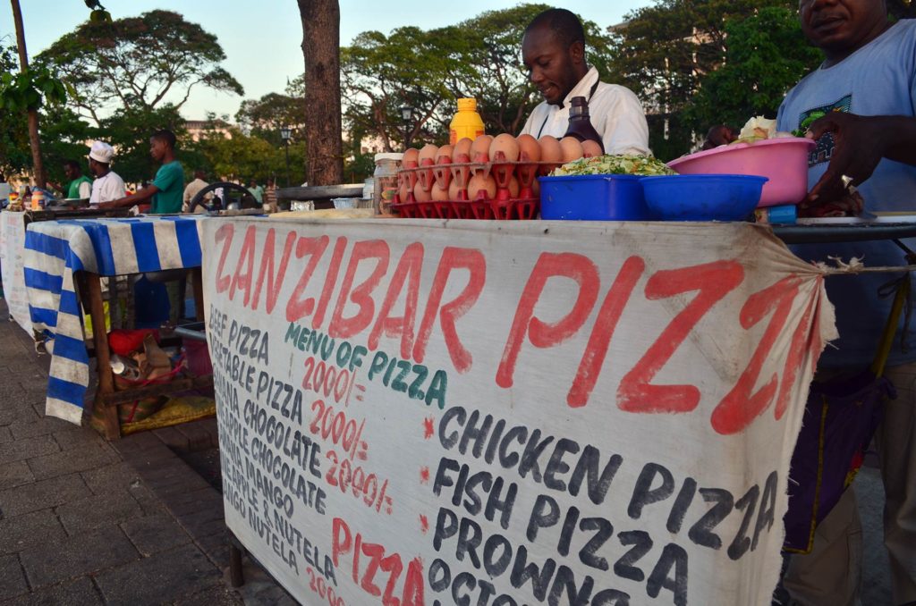 pizza de Zanzibar