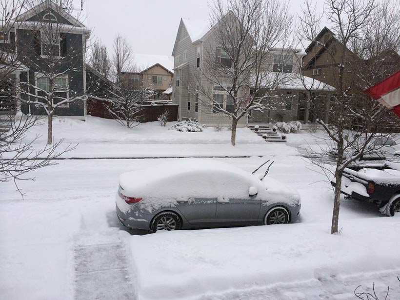 O que fazer com carro alugado na neve