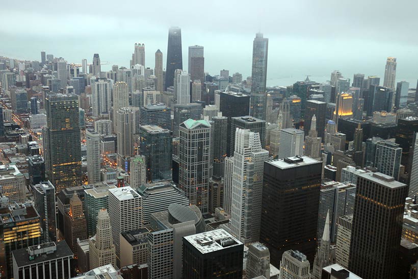 O que fazer em Chicago - conhecer o skydeck da Willis Tower