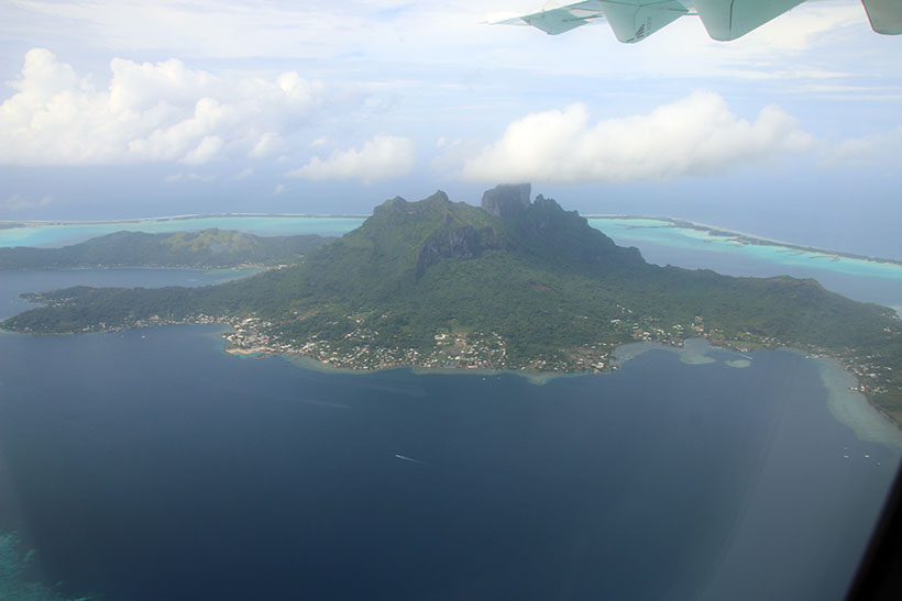 Tahiti Polinesia Foto Aerea