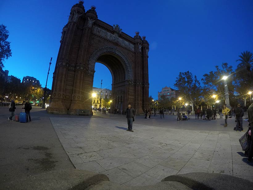 Arco do Triunfo em Barcelona