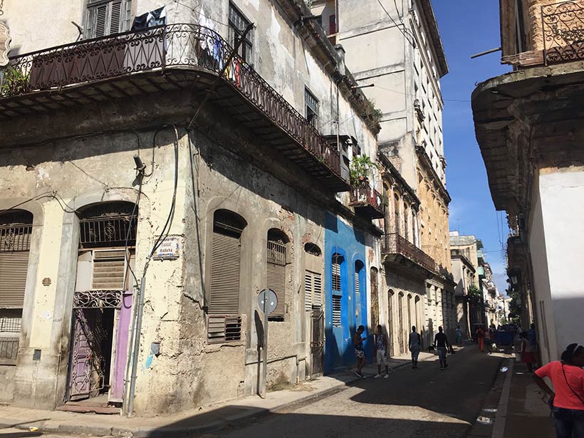 Prédios em Habana Vieja