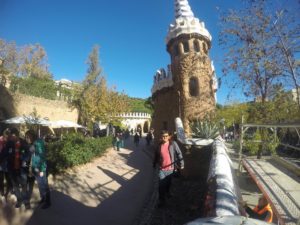 Parque Guell em Barcelona