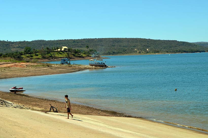 Lago Corumbá em Caldas Novas